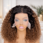 Perruque  Bouclée Ombre Double Drawn – Volume Luxe & Boucles Souples
