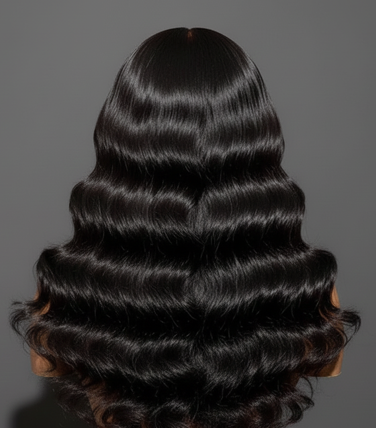 Bouncy Curly HD Lace Wig – 100% Cheveux Vietnamiens