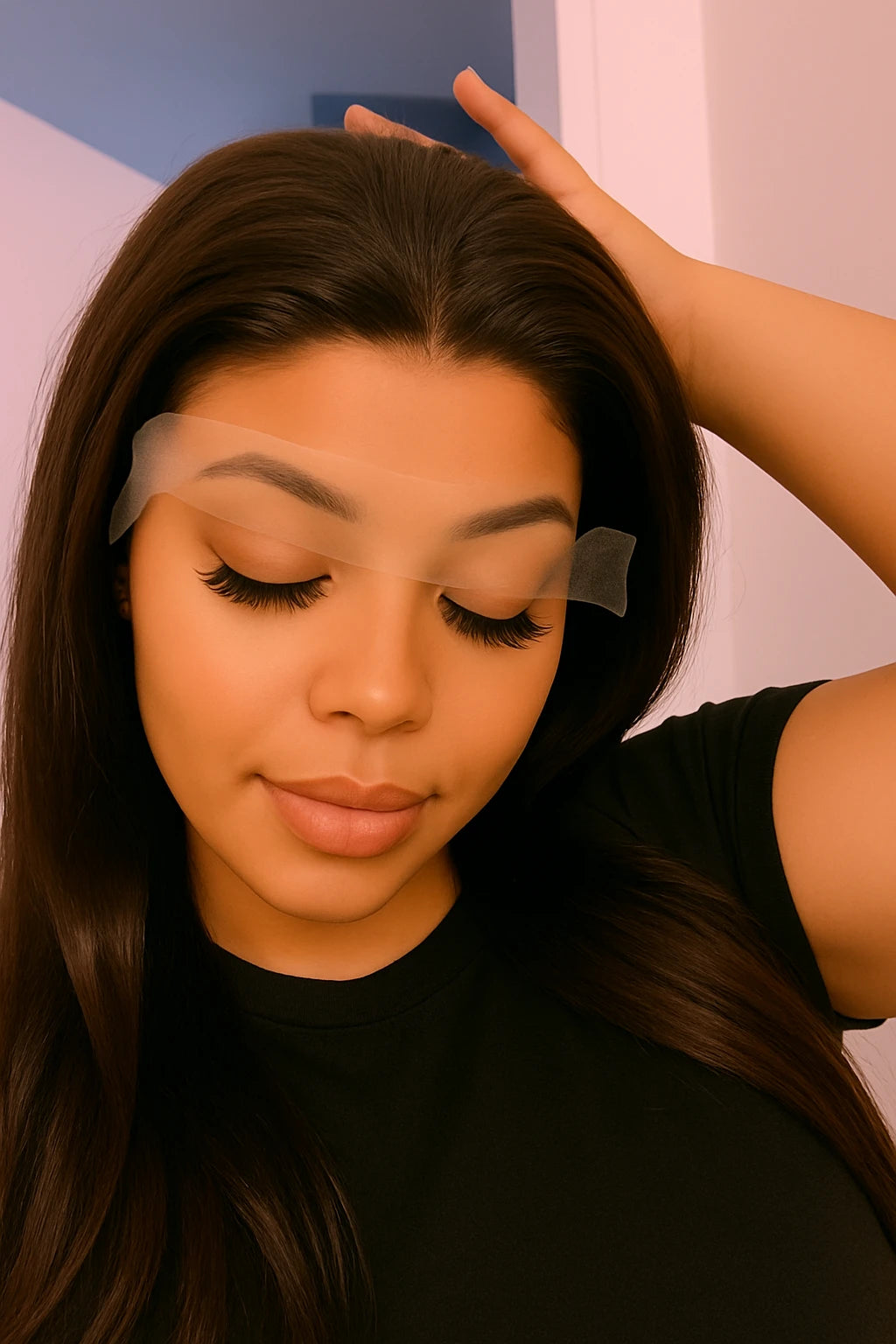 "Andrea" Perruque Lisse 24 Pouces avec Lace Frontale – Ultra Soyeux