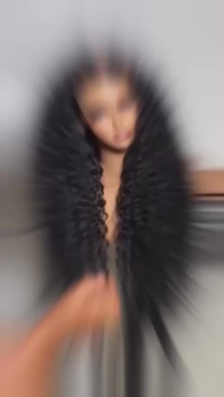 Perruque Lace Front HD Deep Curly –  26 pouces