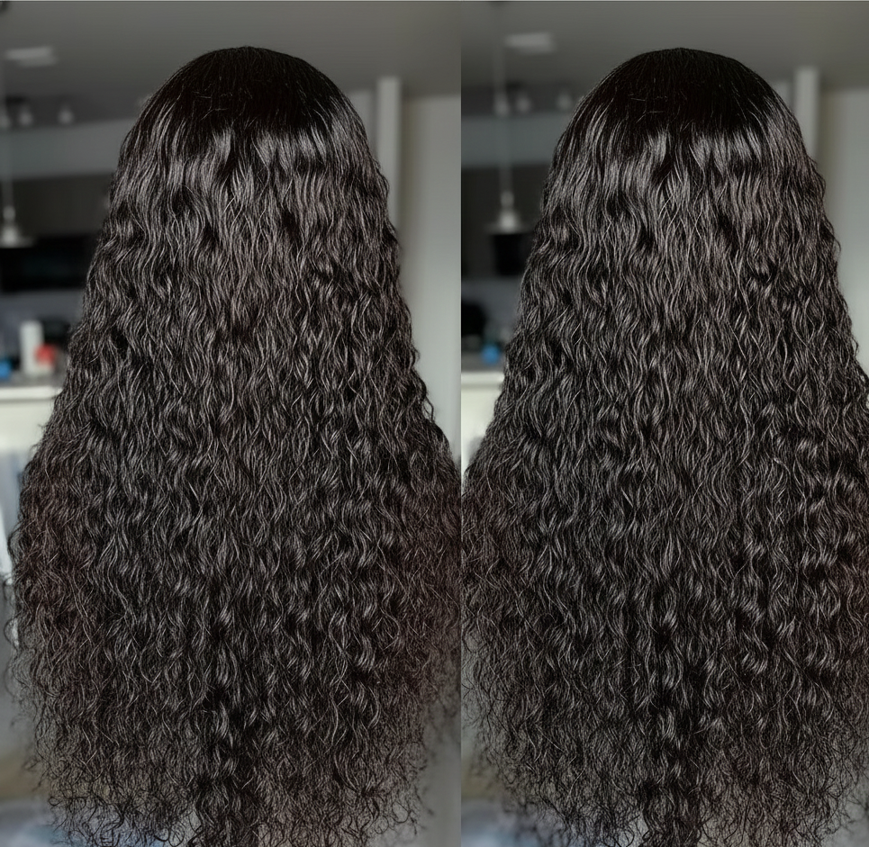 Perruque vietnamienne Deep Wave HD lace 24 pouces